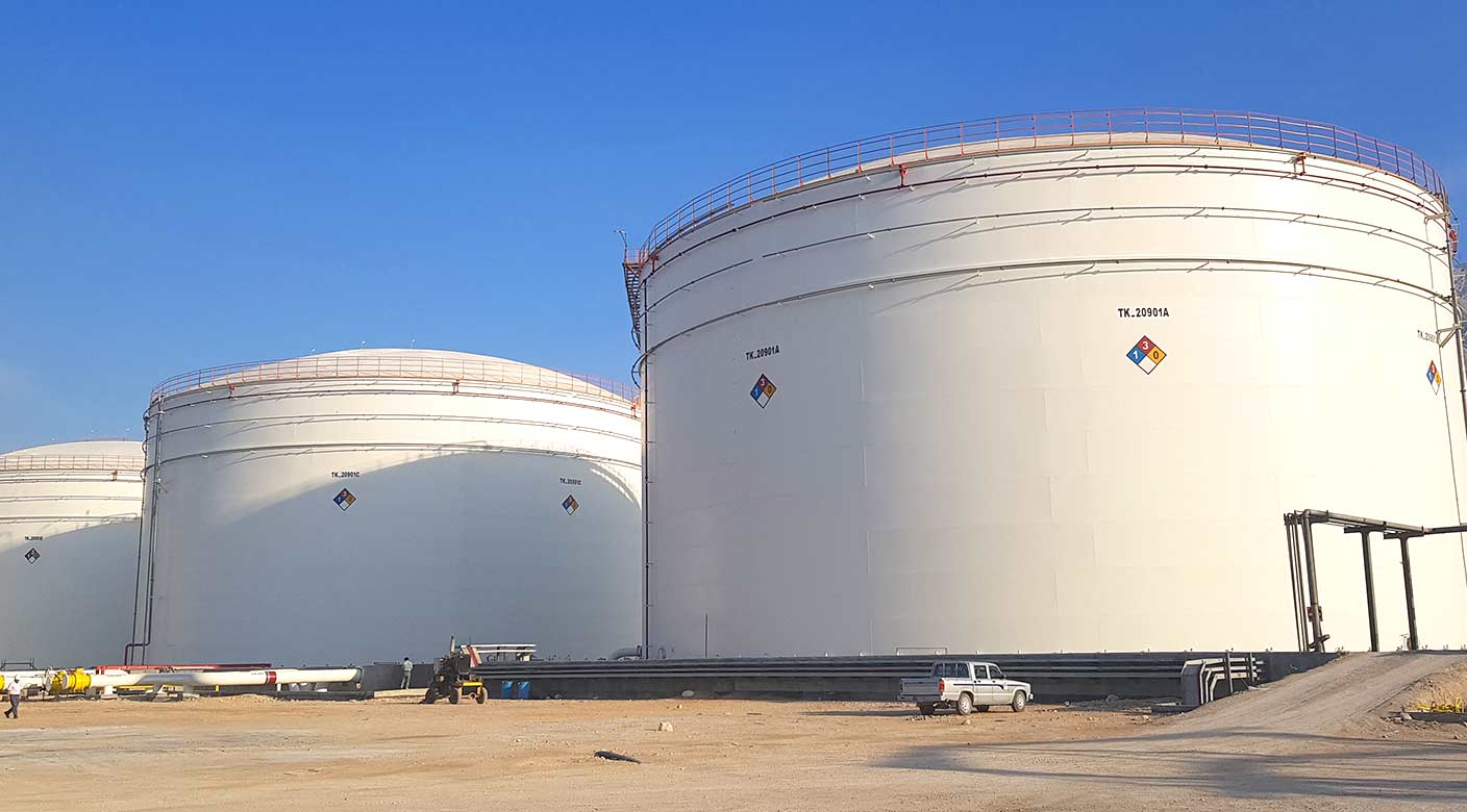 storage tanks